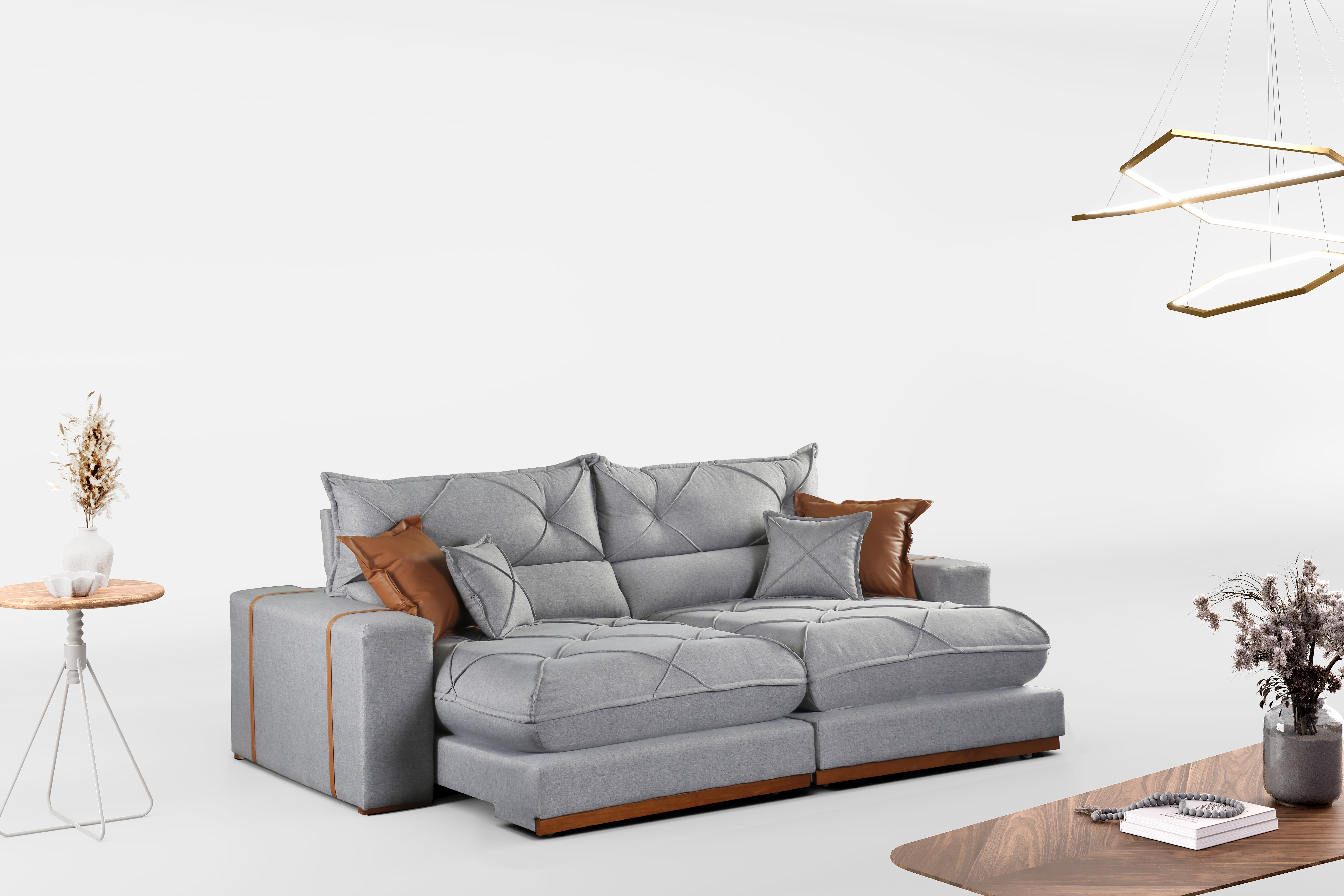 Kaza Sofá Conjunto 3