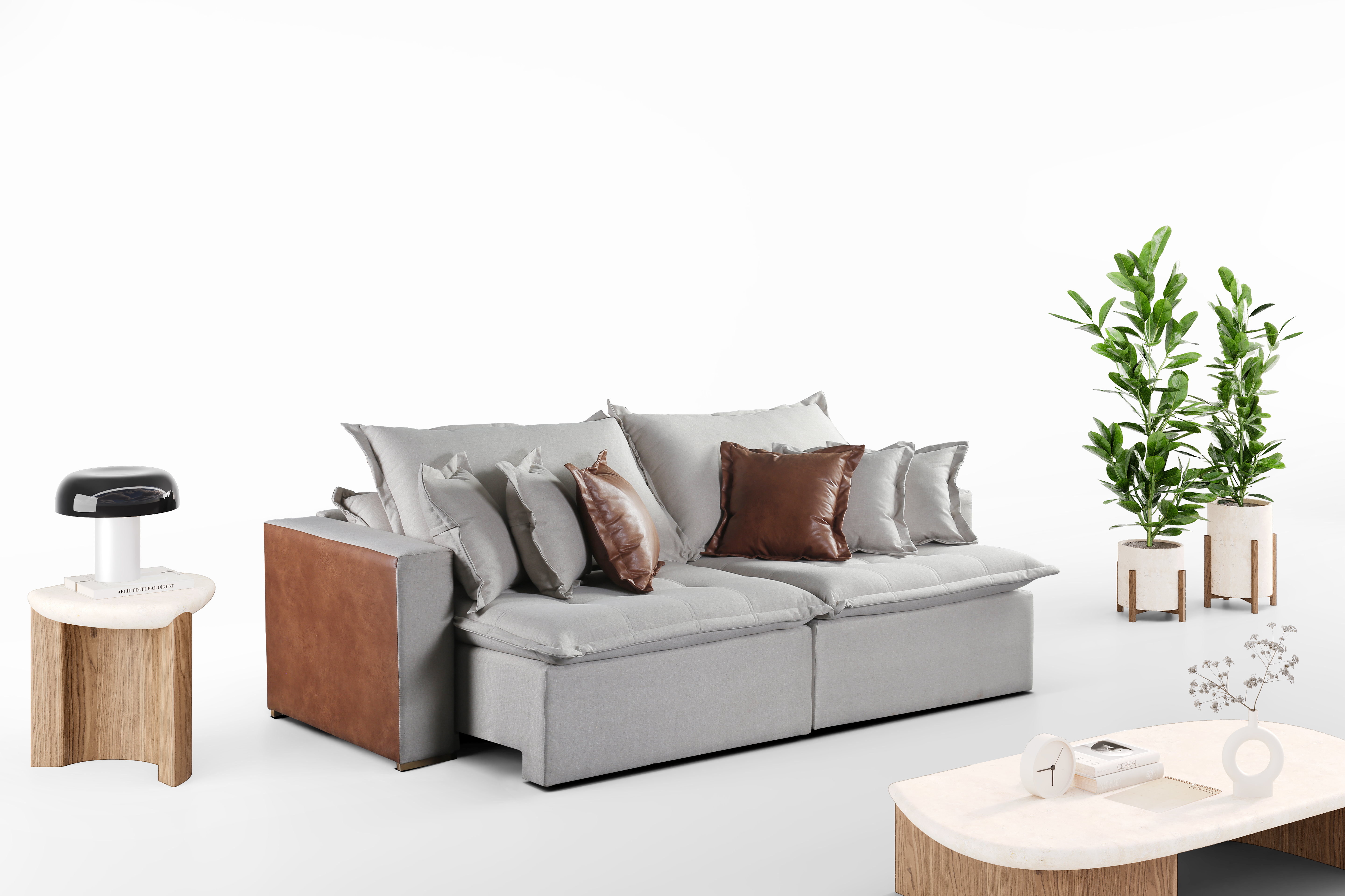 Kaza Sofá Conjunto 6